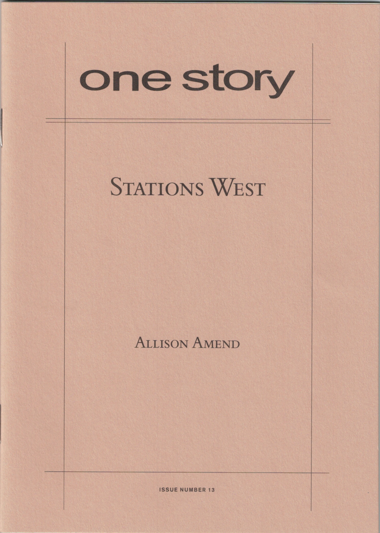 Stations West Cover