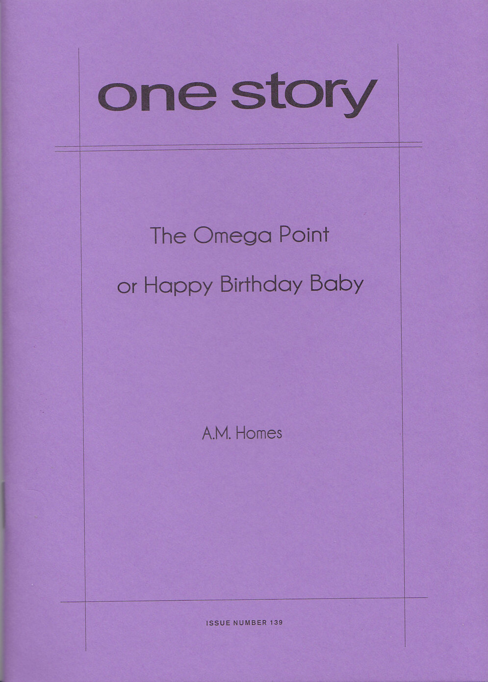 The Omega Point or Happy Birthday Baby Cover