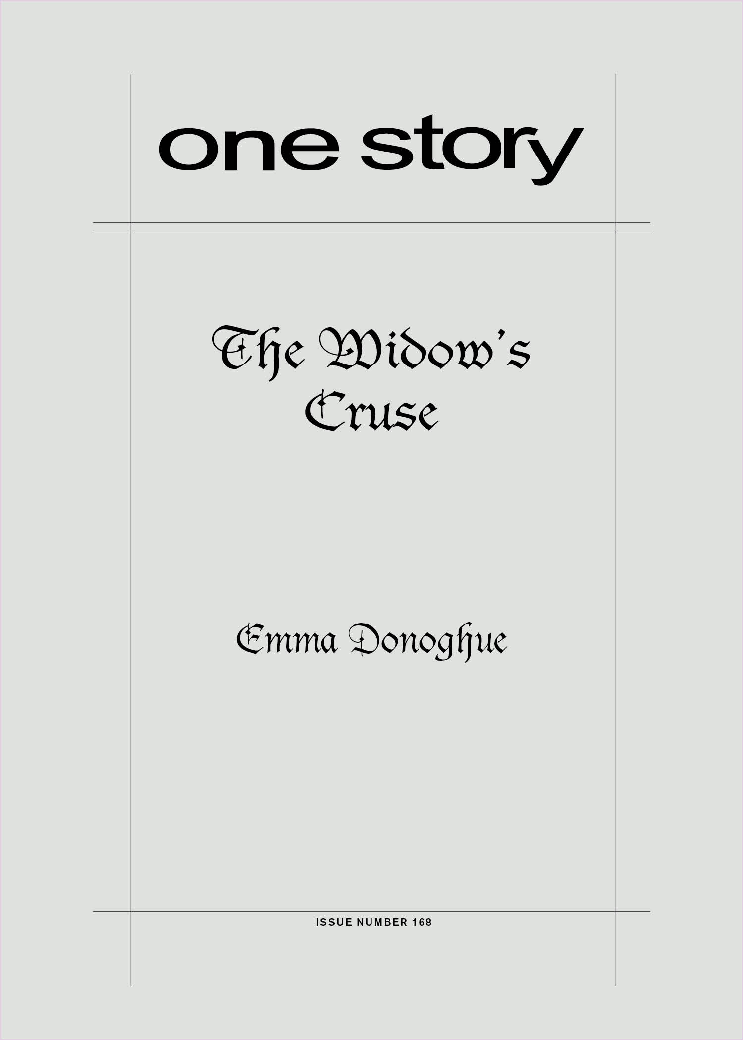 The Widow’s Cruse Cover