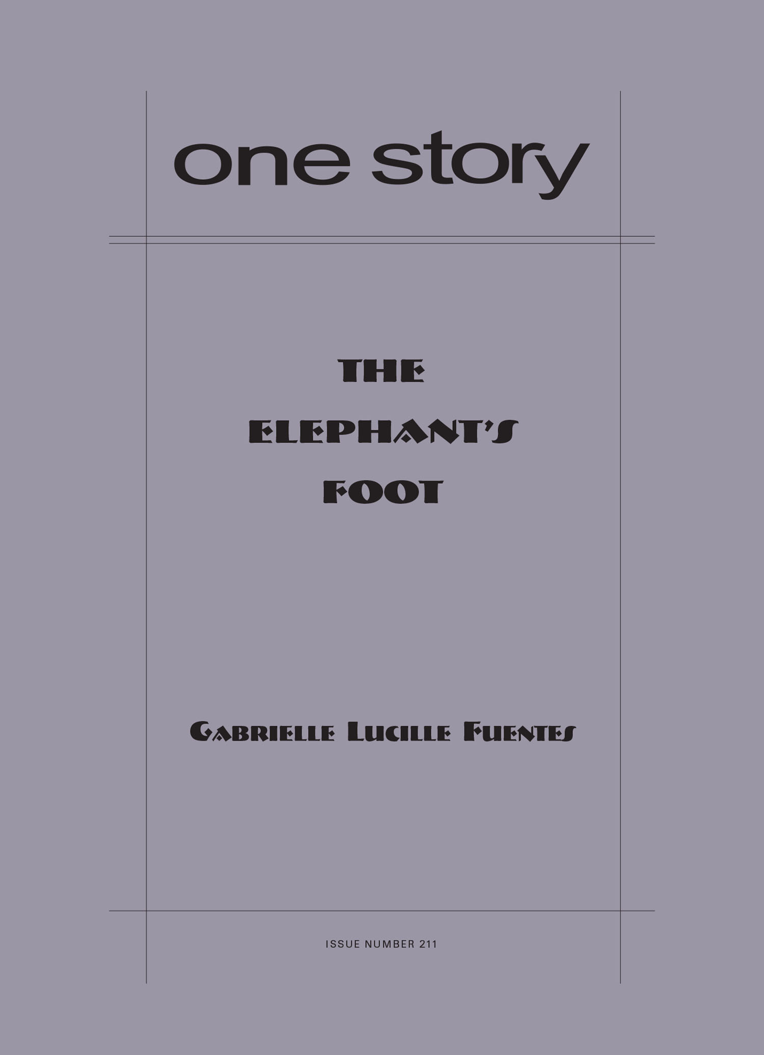 The Elephant’s Foot Cover