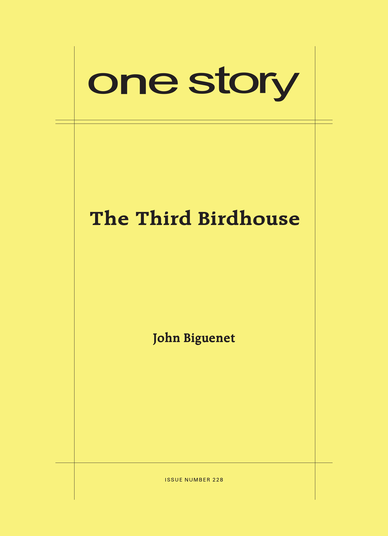 The Third Birdhouse Cover