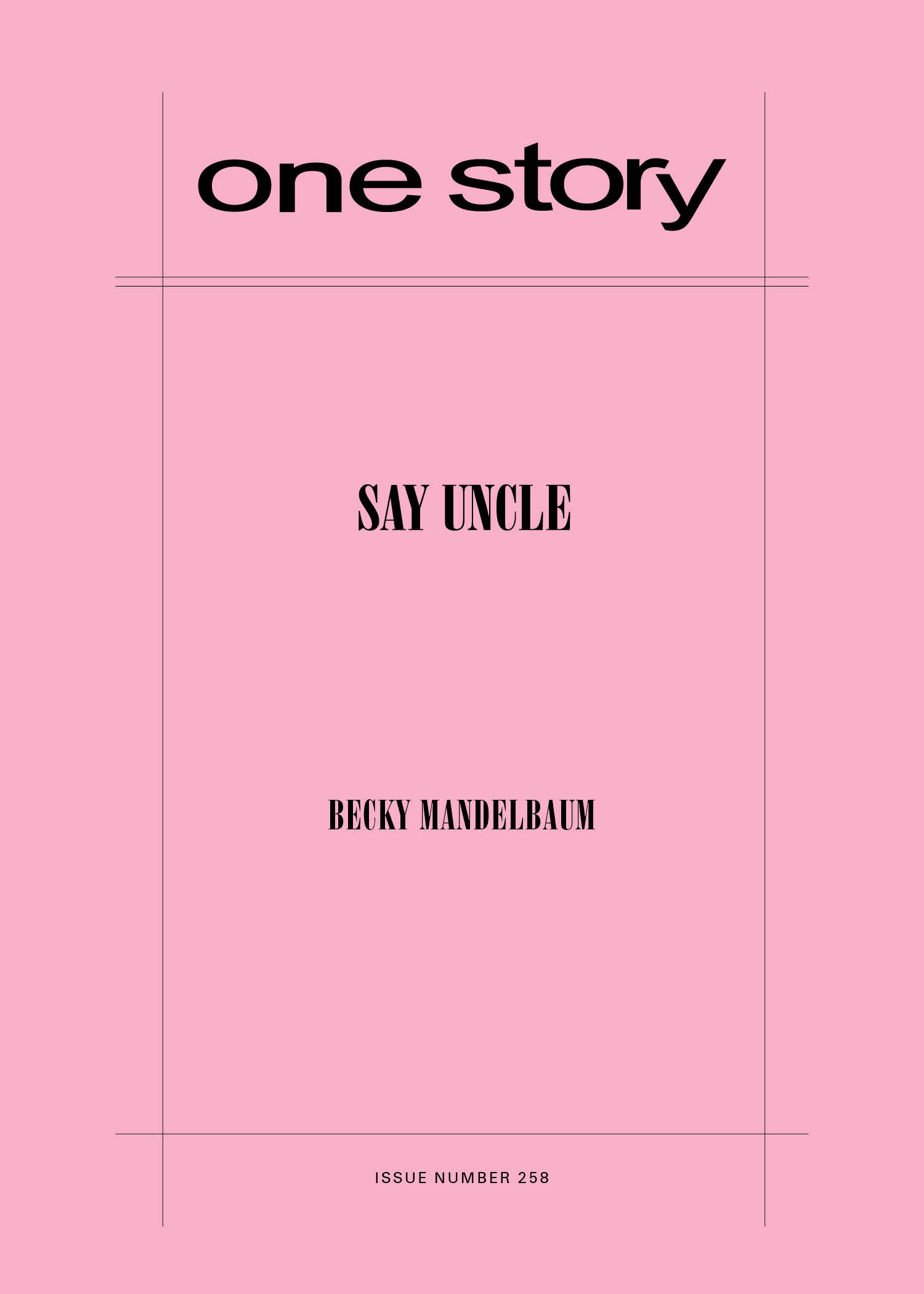Say Uncle Cover