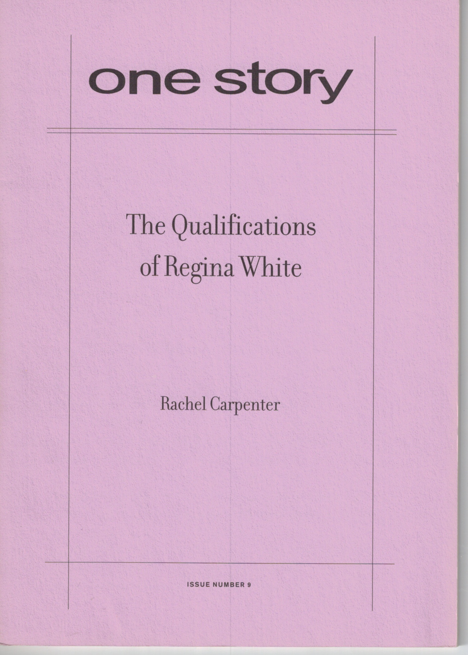The Qualifications of Regina White Cover