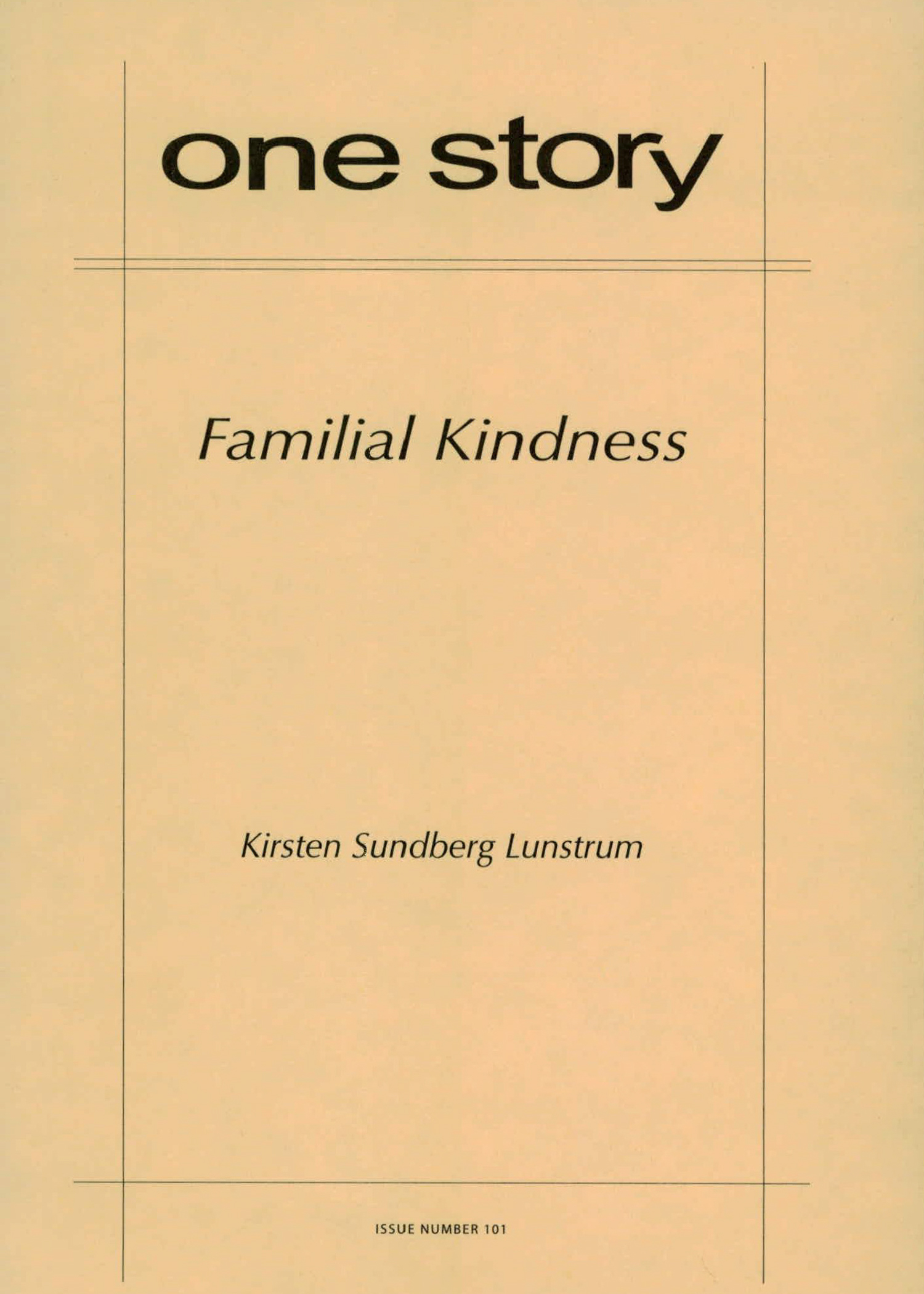 Familial Kindness Cover