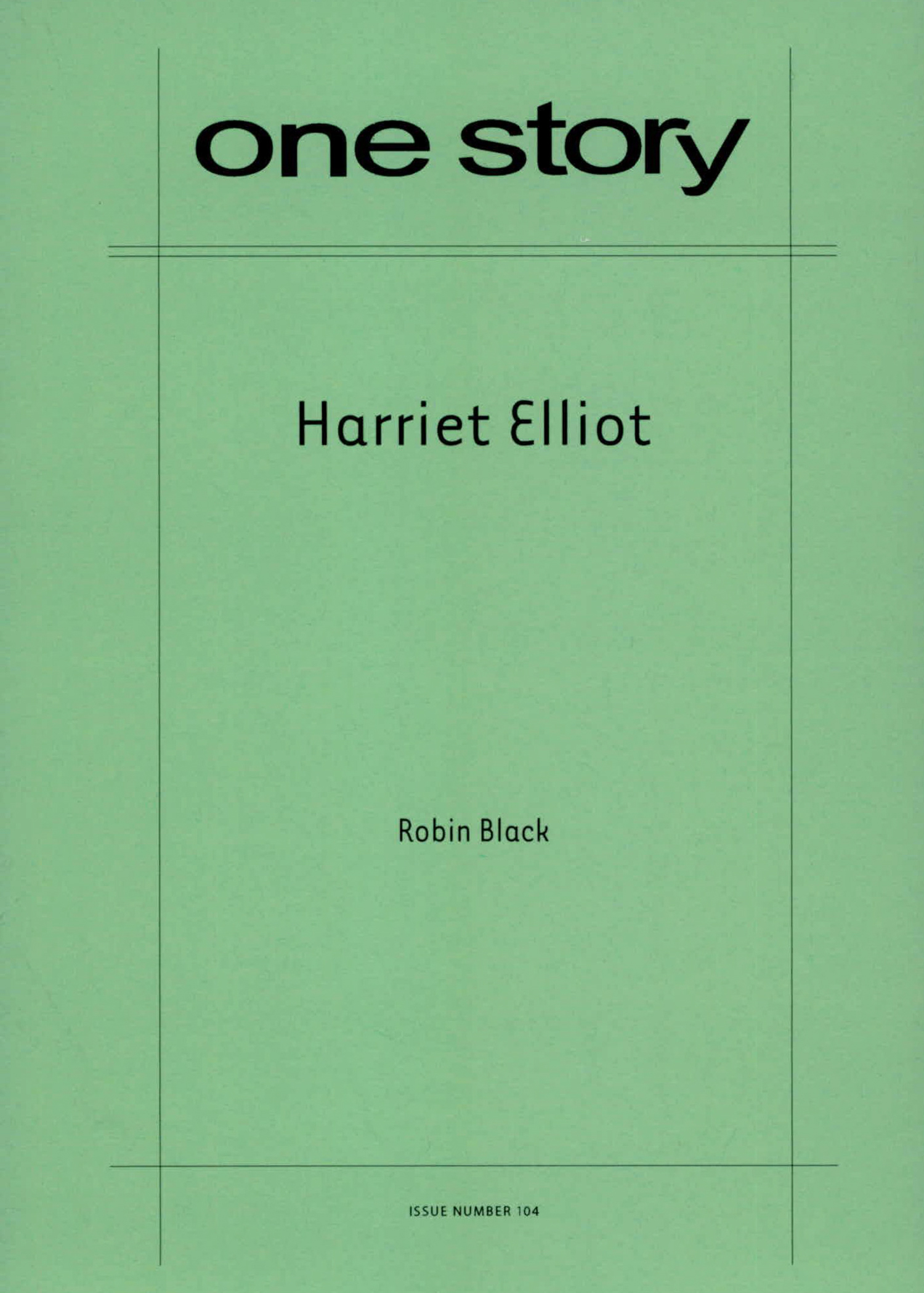 Harriet Elliot Cover