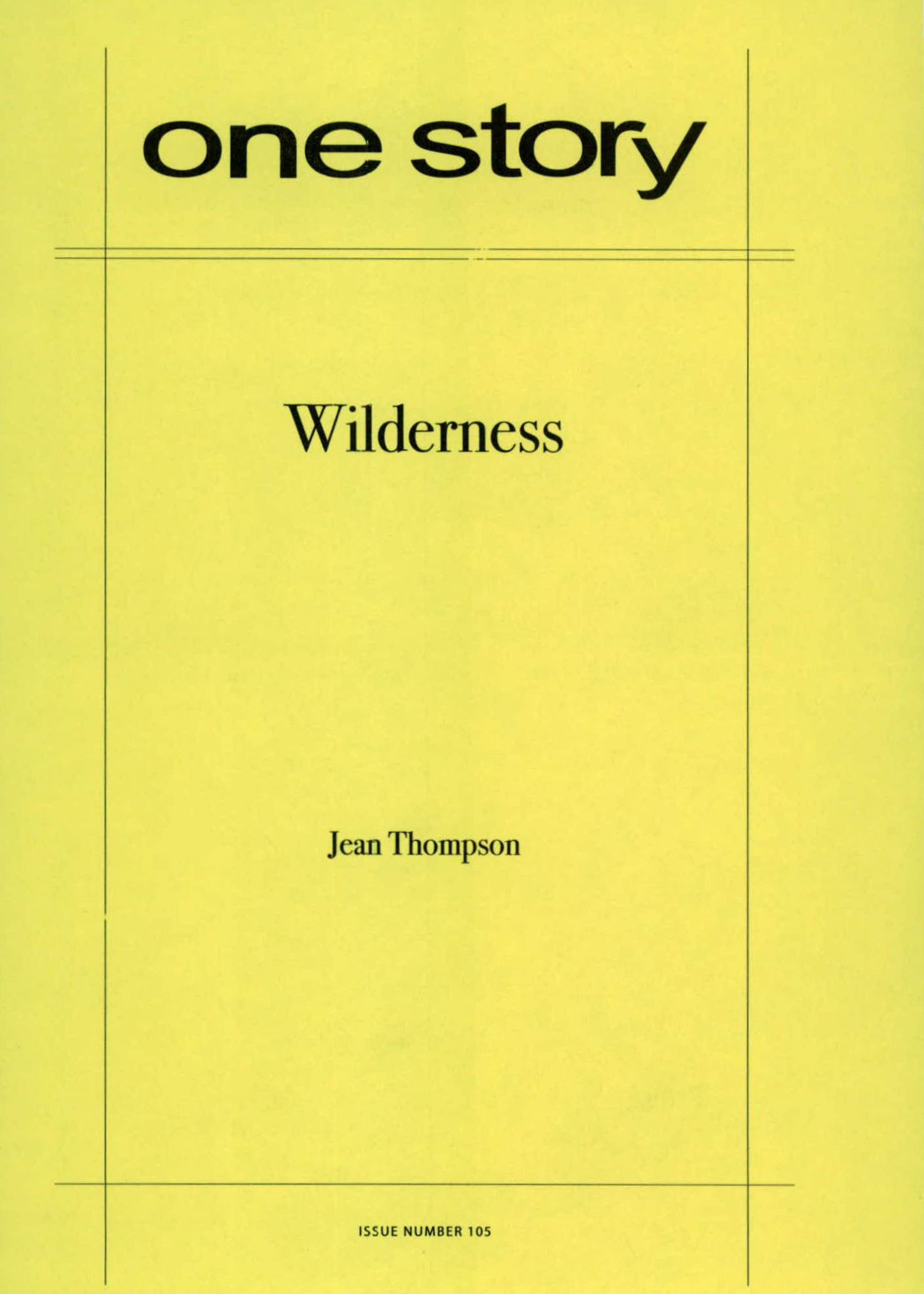 Wilderness Cover