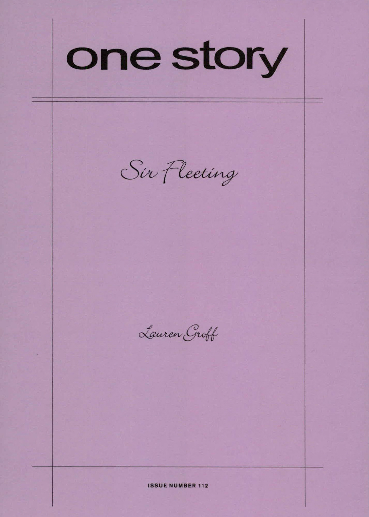 Sir Fleeting Cover