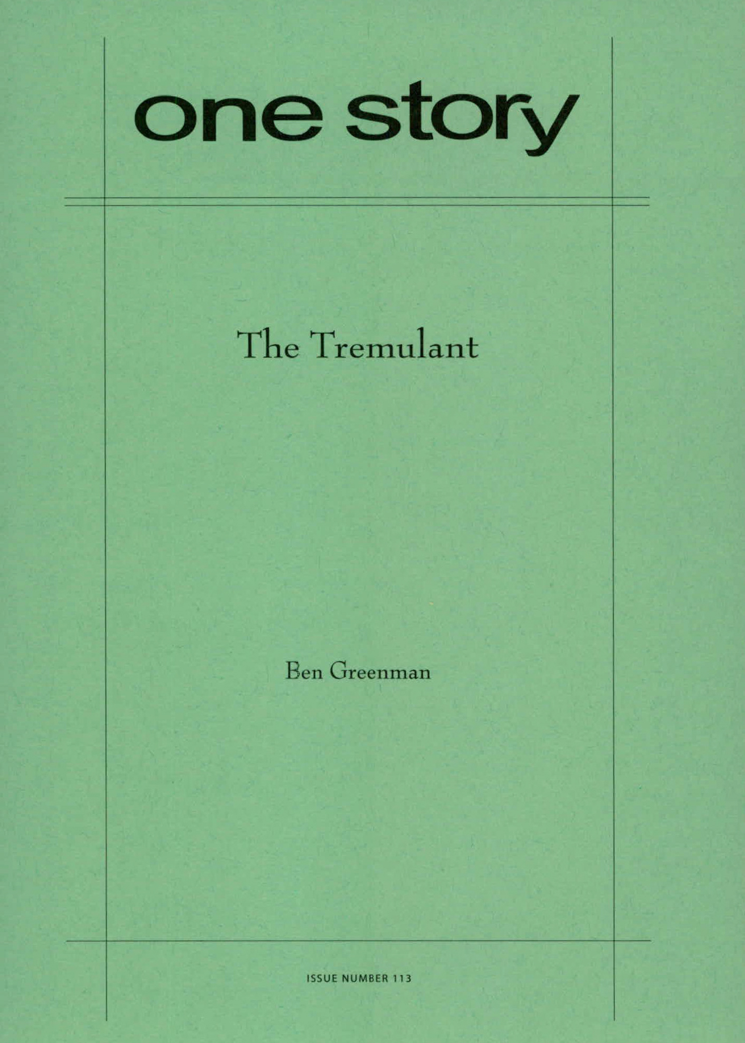 The Tremulant Cover
