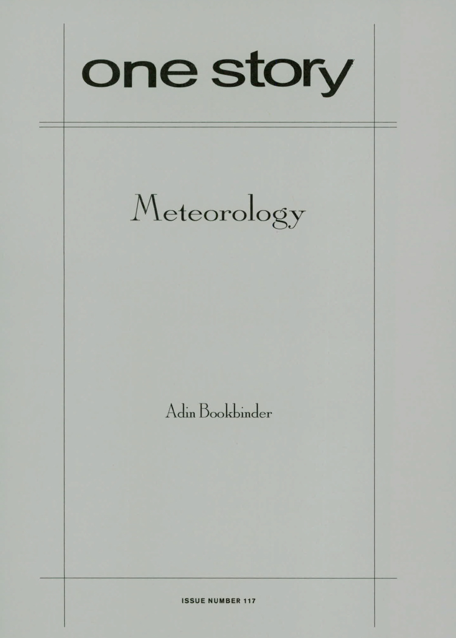 Meteorology Cover