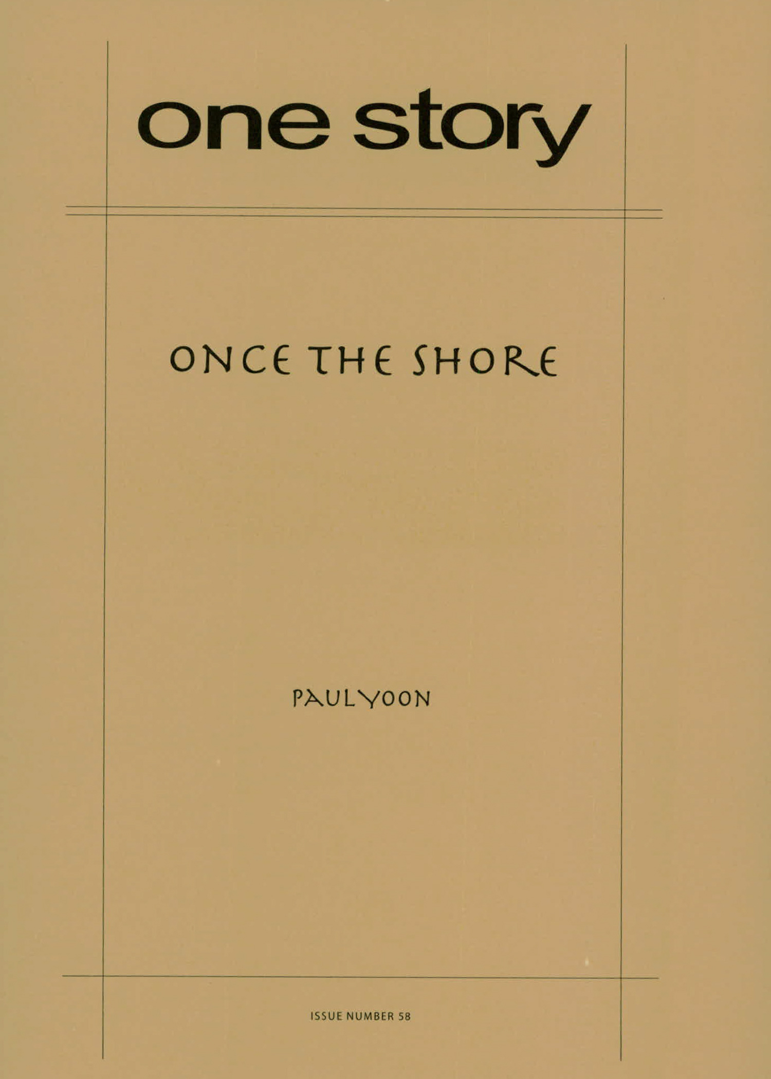 Once the Shore Cover