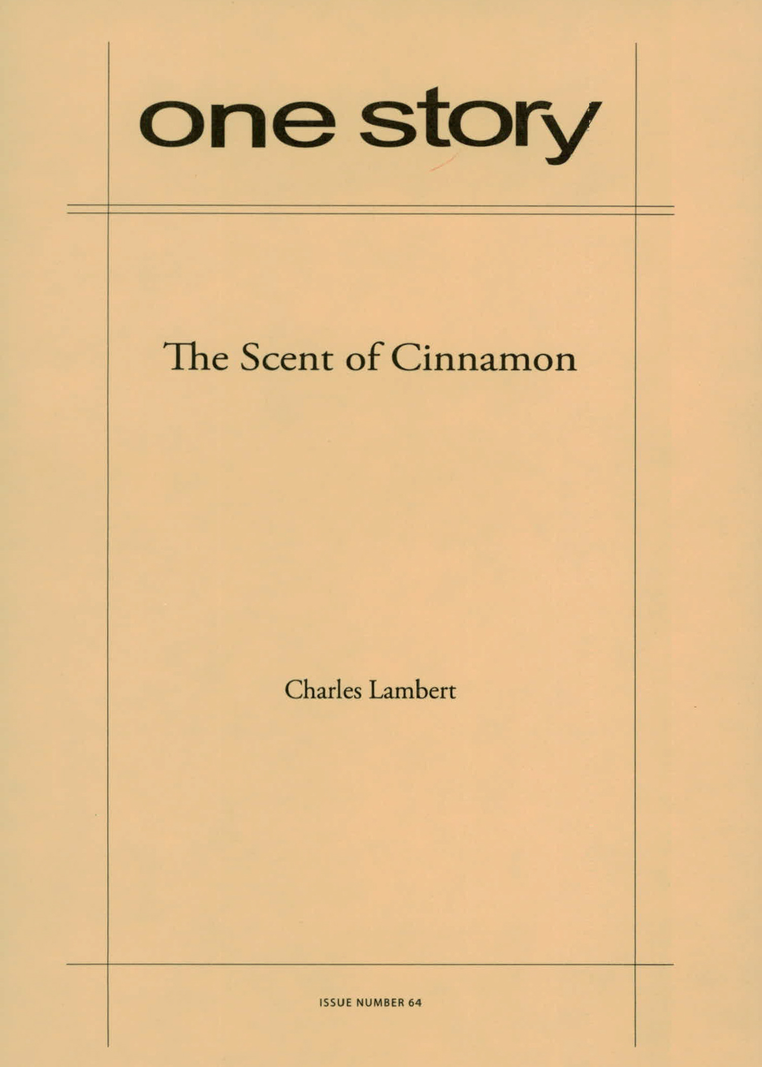 The Scent of Cinnamon Cover