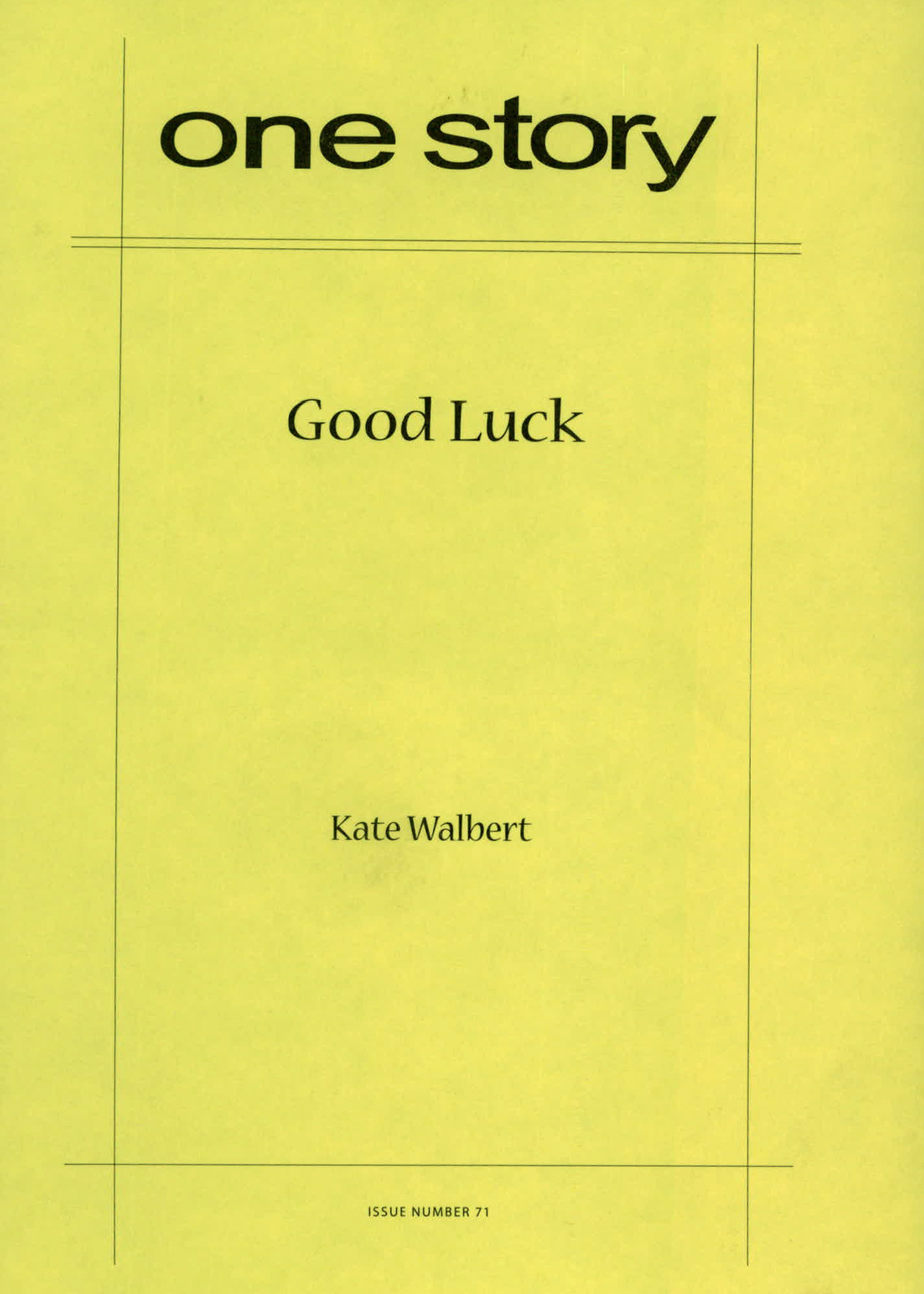 Good Luck Cover