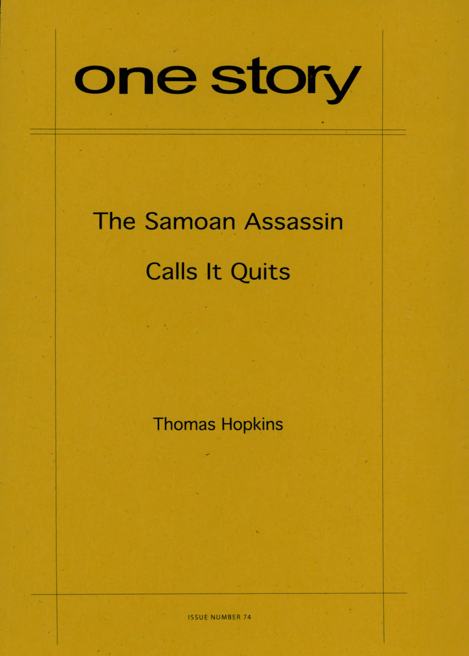 The Samoan Assassin Calls It Quits Cover