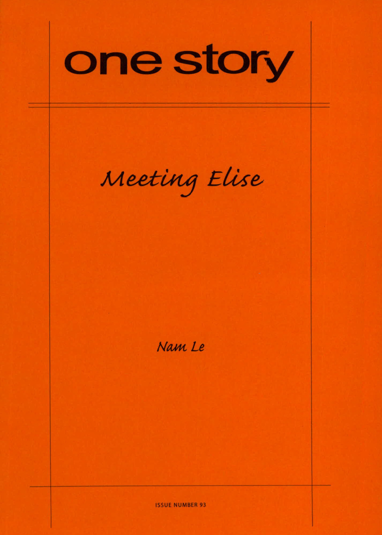 Meeting Elise Cover