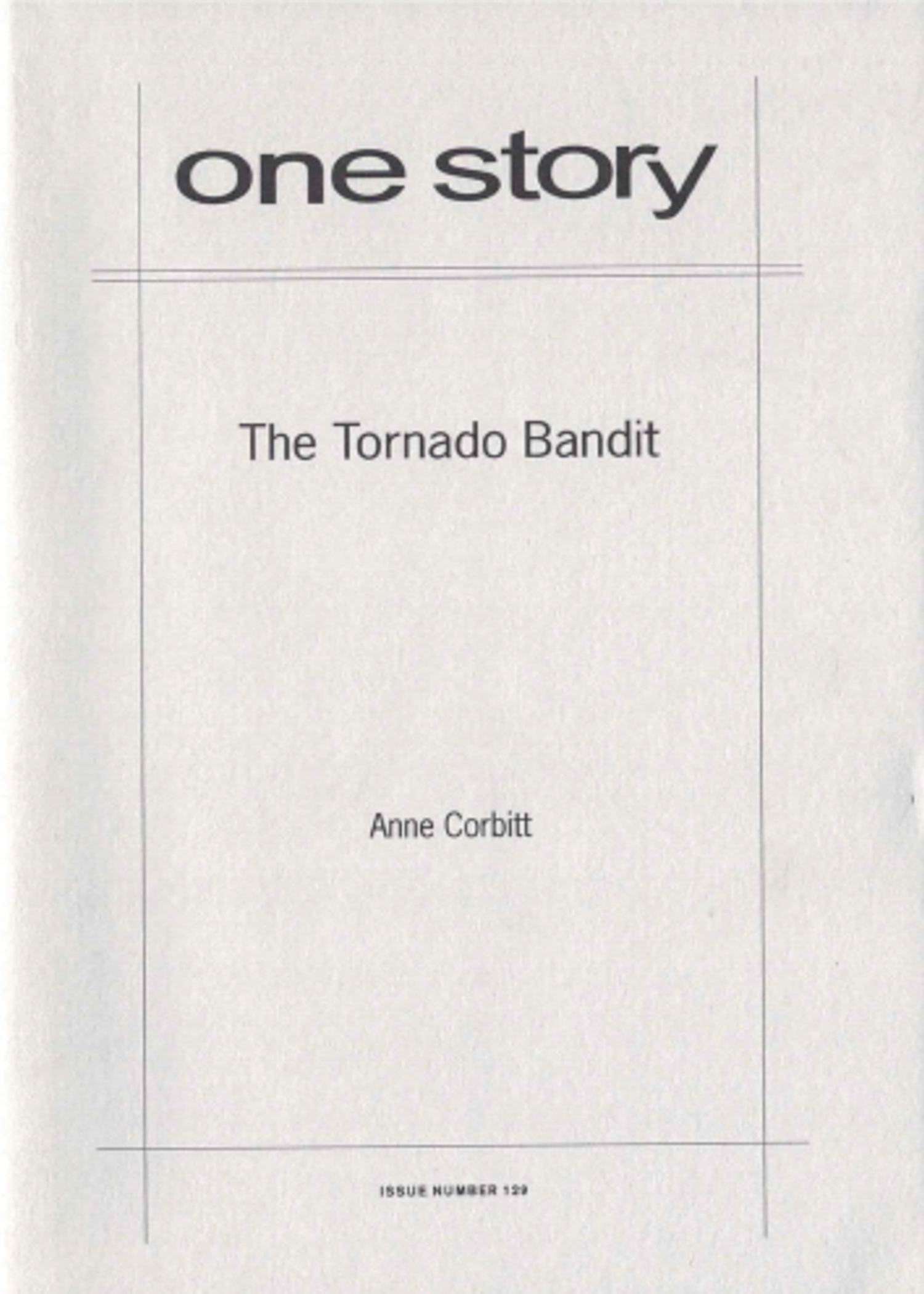 The Tornado Bandit Cover